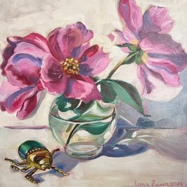 Enigmatic Elegance oil painting by Lana Zueva