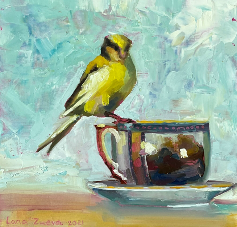 Morning Tea oil painting by Lana Zueva
