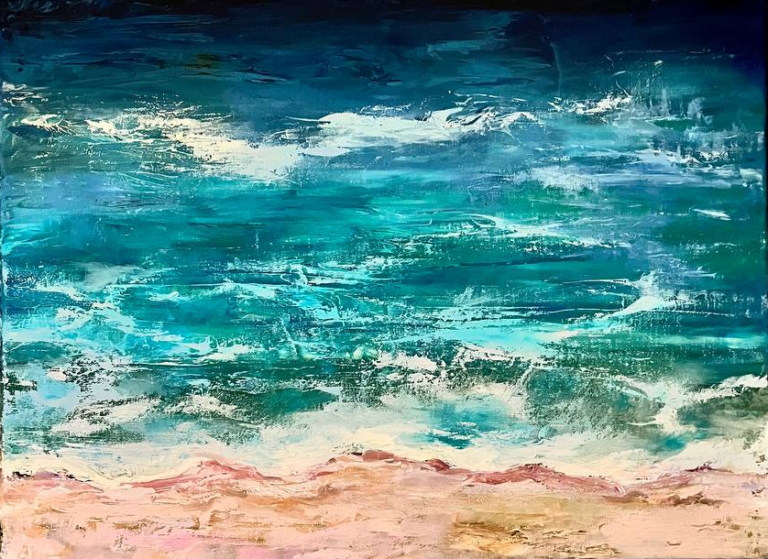 ocean two painting
